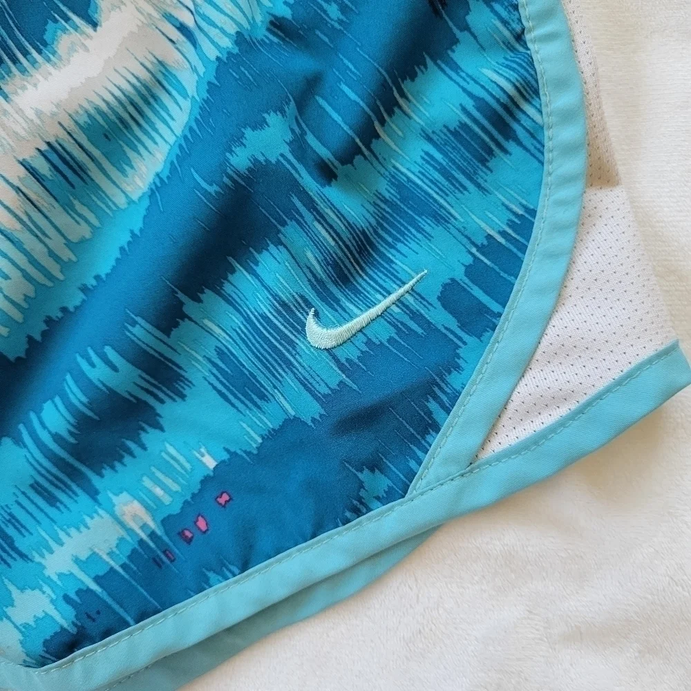 Nike Dri-Fit radio tie dye running shorts with liner Youth L